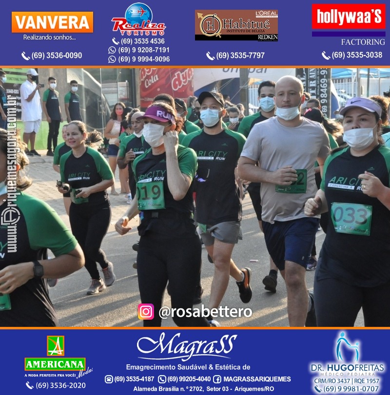 2°Edição da CORRIDA DE RUA ARI CITY RUN em Ariquemes