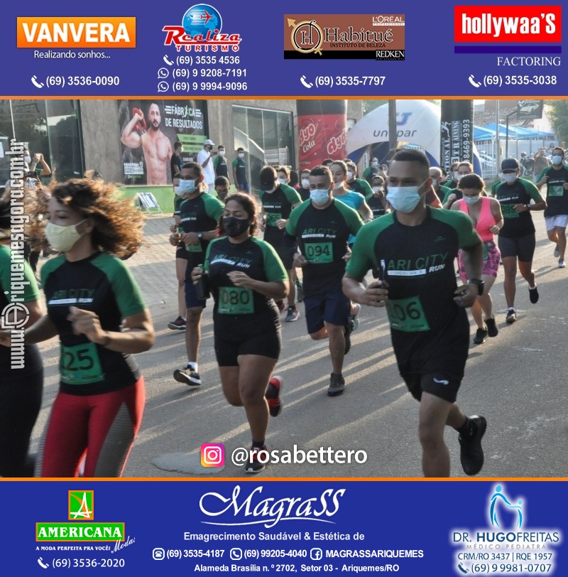 2°Edição da CORRIDA DE RUA ARI CITY RUN em Ariquemes