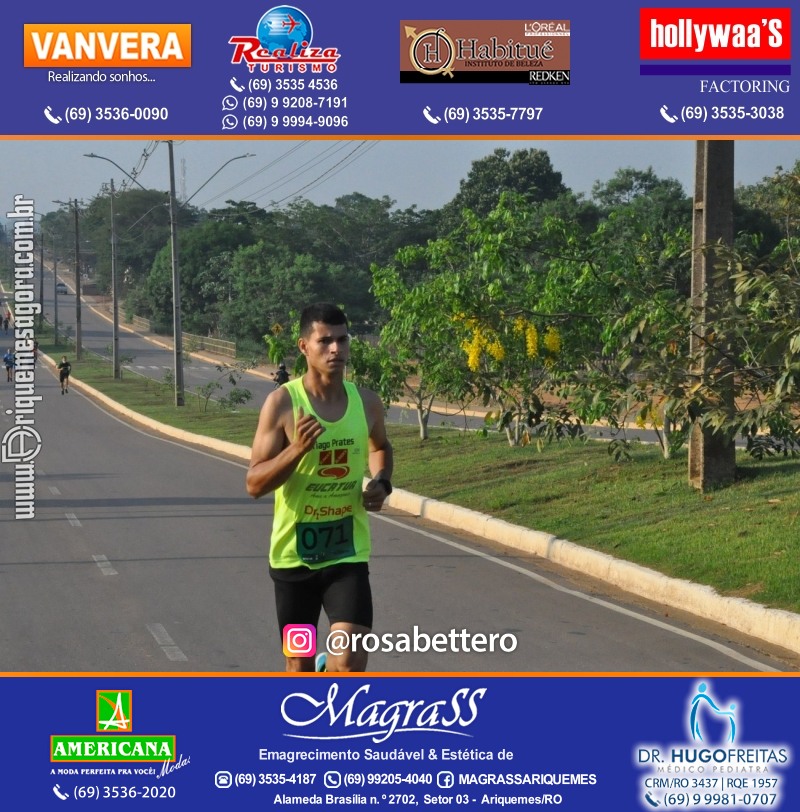 2°Edição da CORRIDA DE RUA ARI CITY RUN em Ariquemes