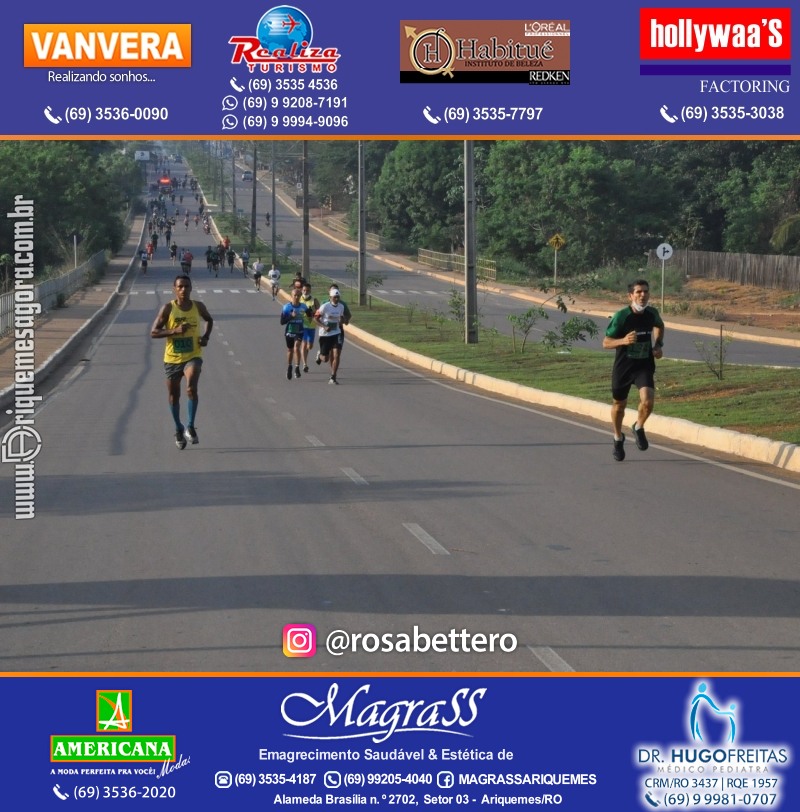 2°Edição da CORRIDA DE RUA ARI CITY RUN em Ariquemes