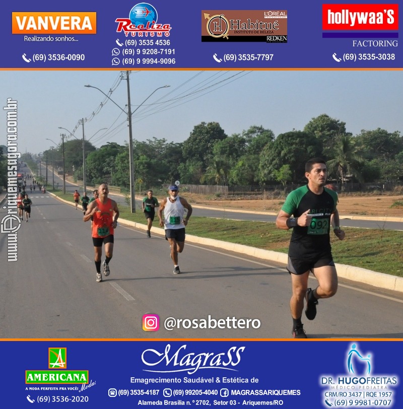 2°Edição da CORRIDA DE RUA ARI CITY RUN em Ariquemes