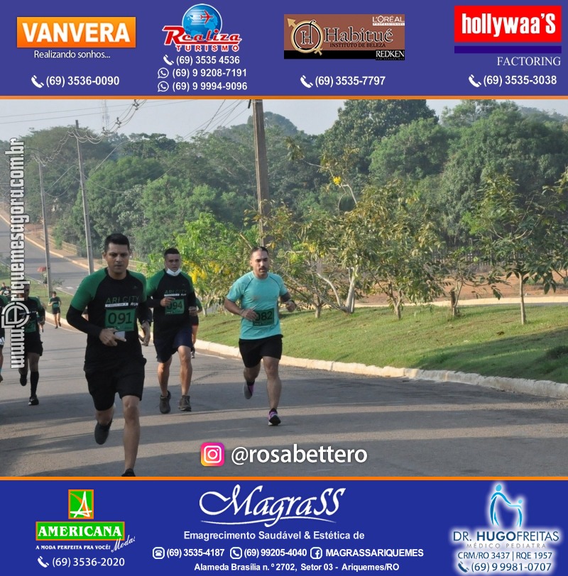 2°Edição da CORRIDA DE RUA ARI CITY RUN em Ariquemes