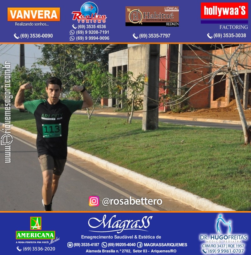 2°Edição da CORRIDA DE RUA ARI CITY RUN em Ariquemes