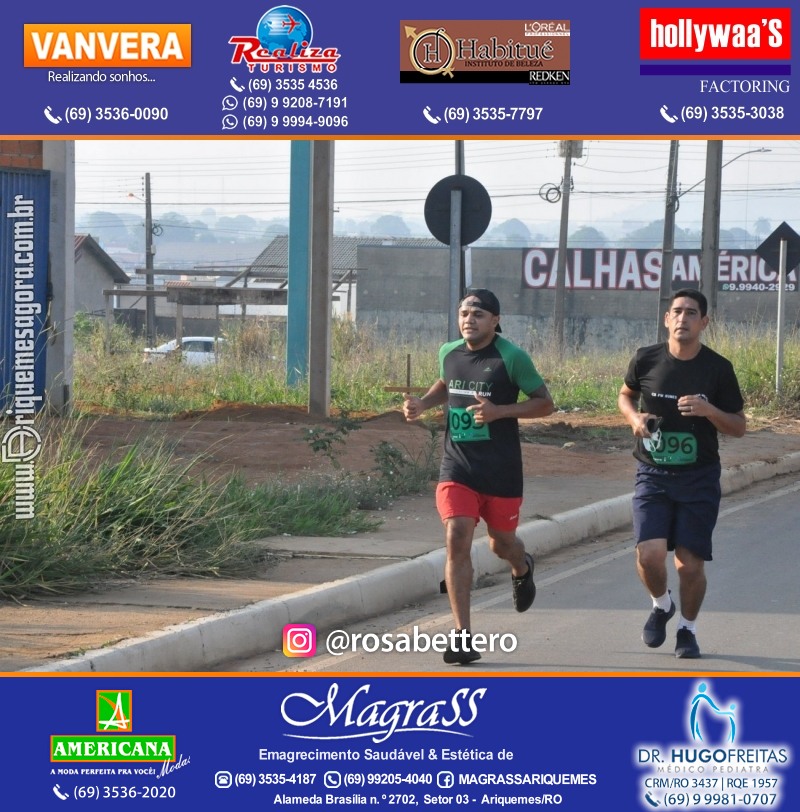 2°Edição da CORRIDA DE RUA ARI CITY RUN em Ariquemes
