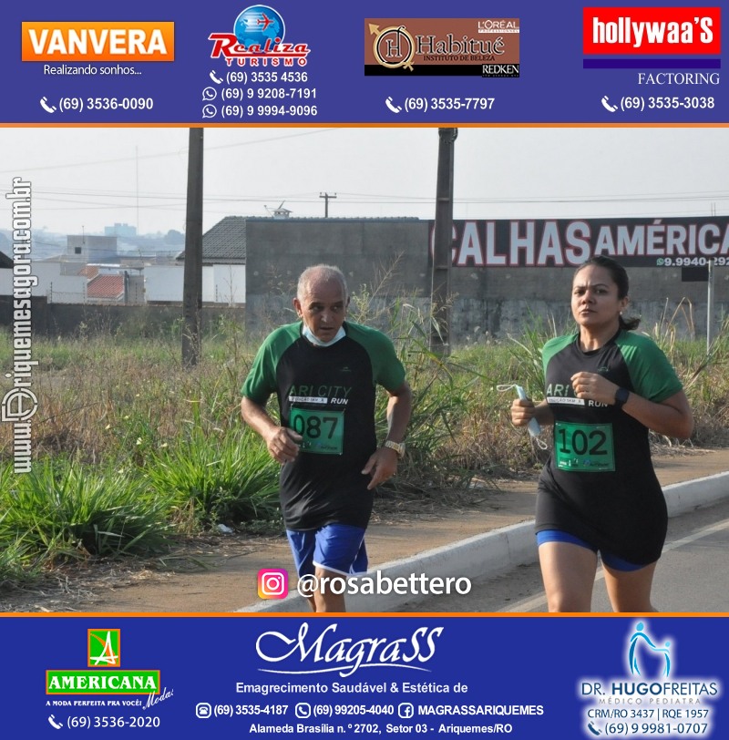 2°Edição da CORRIDA DE RUA ARI CITY RUN em Ariquemes