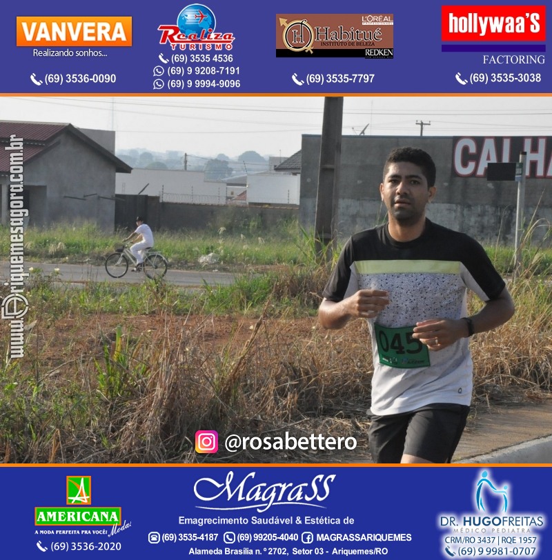 2°Edição da CORRIDA DE RUA ARI CITY RUN em Ariquemes