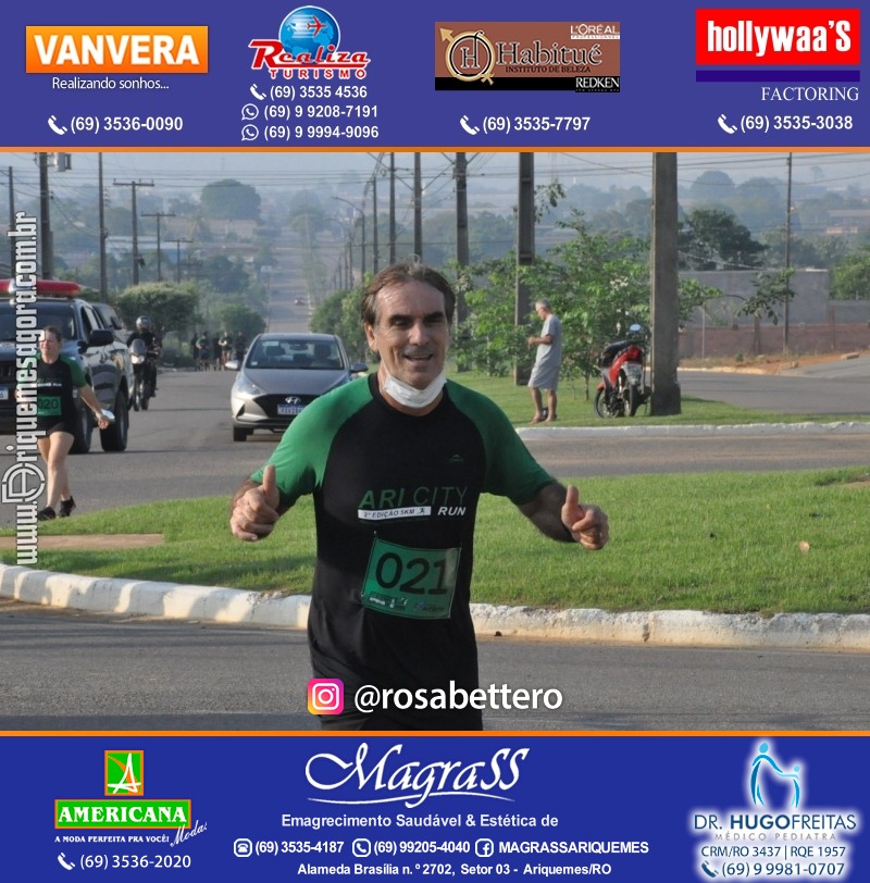 2°Edição da CORRIDA DE RUA ARI CITY RUN em Ariquemes
