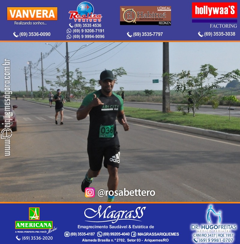 2°Edição da CORRIDA DE RUA ARI CITY RUN em Ariquemes