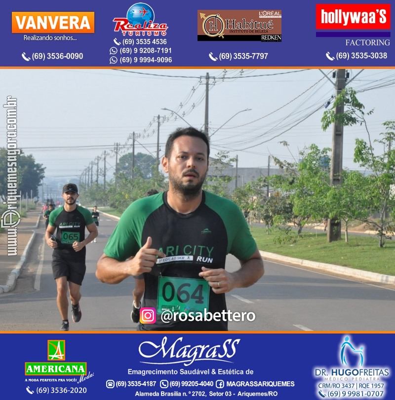 2°Edição da CORRIDA DE RUA ARI CITY RUN em Ariquemes