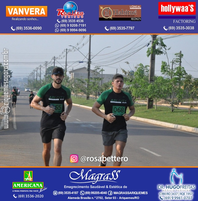 2°Edição da CORRIDA DE RUA ARI CITY RUN em Ariquemes