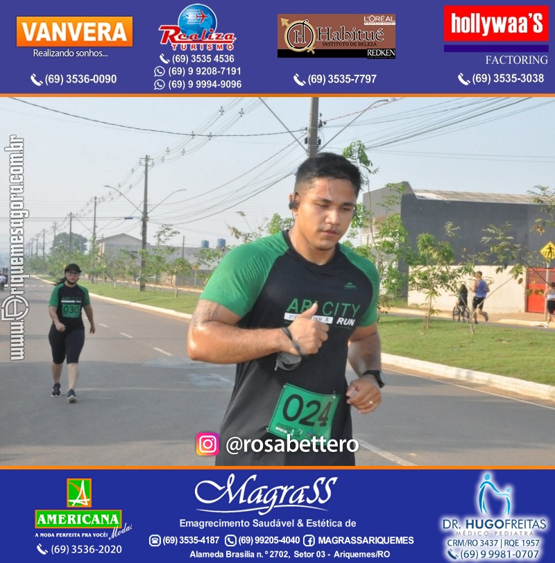 2°Edição da CORRIDA DE RUA ARI CITY RUN em Ariquemes