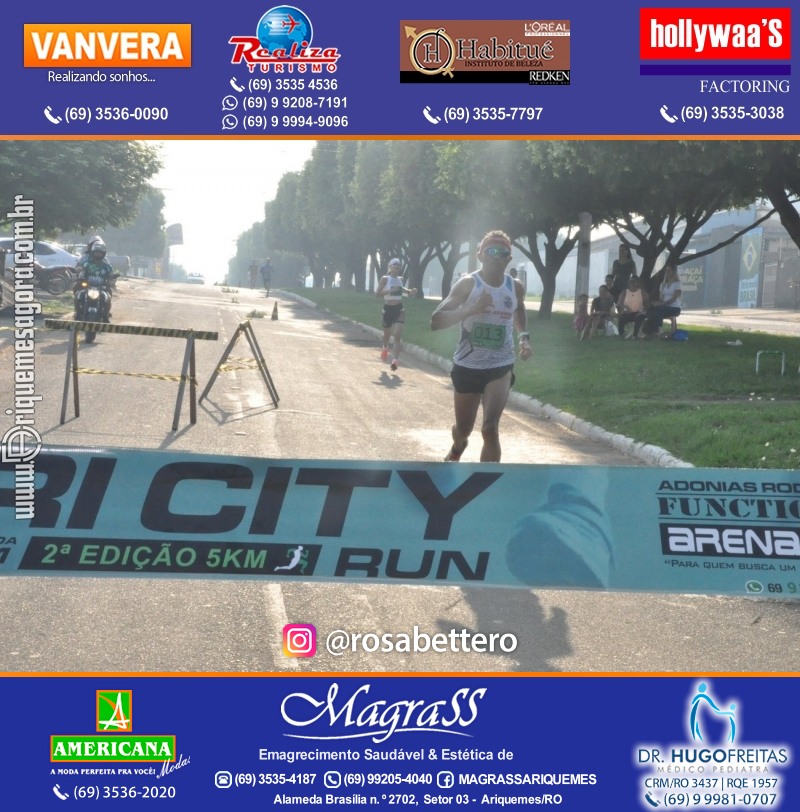 2°Edição da CORRIDA DE RUA ARI CITY RUN em Ariquemes