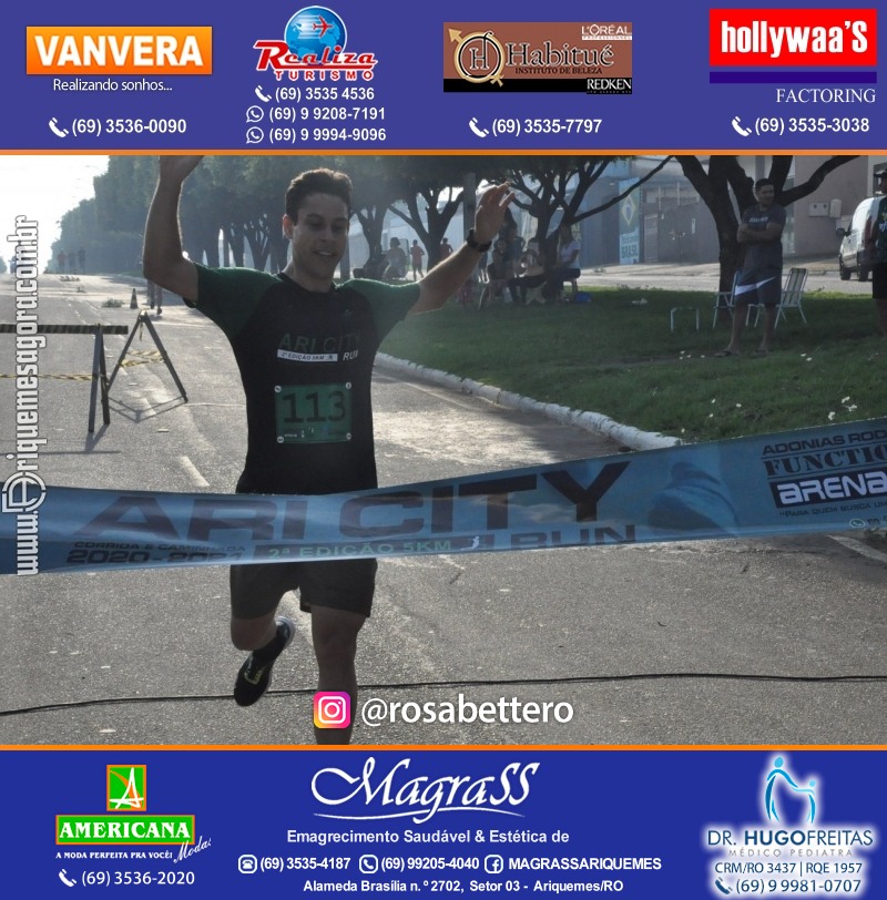 2°Edição da CORRIDA DE RUA ARI CITY RUN em Ariquemes