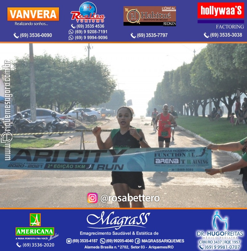 2°Edição da CORRIDA DE RUA ARI CITY RUN em Ariquemes