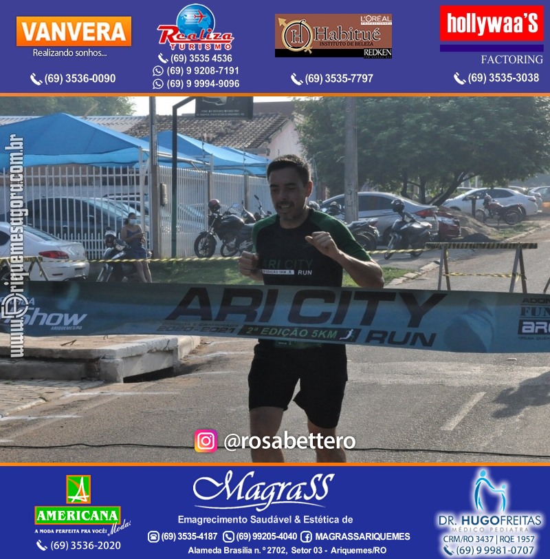 2°Edição da CORRIDA DE RUA ARI CITY RUN em Ariquemes