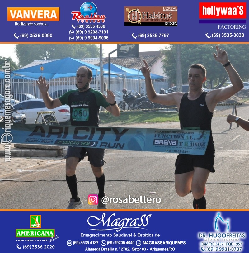 2°Edição da CORRIDA DE RUA ARI CITY RUN em Ariquemes