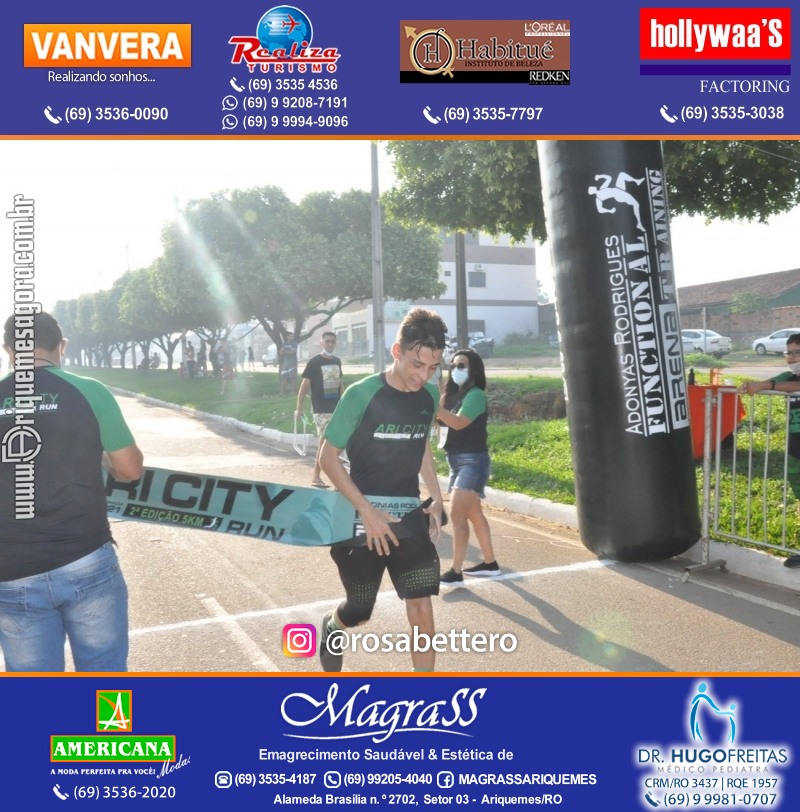 2°Edição da CORRIDA DE RUA ARI CITY RUN em Ariquemes