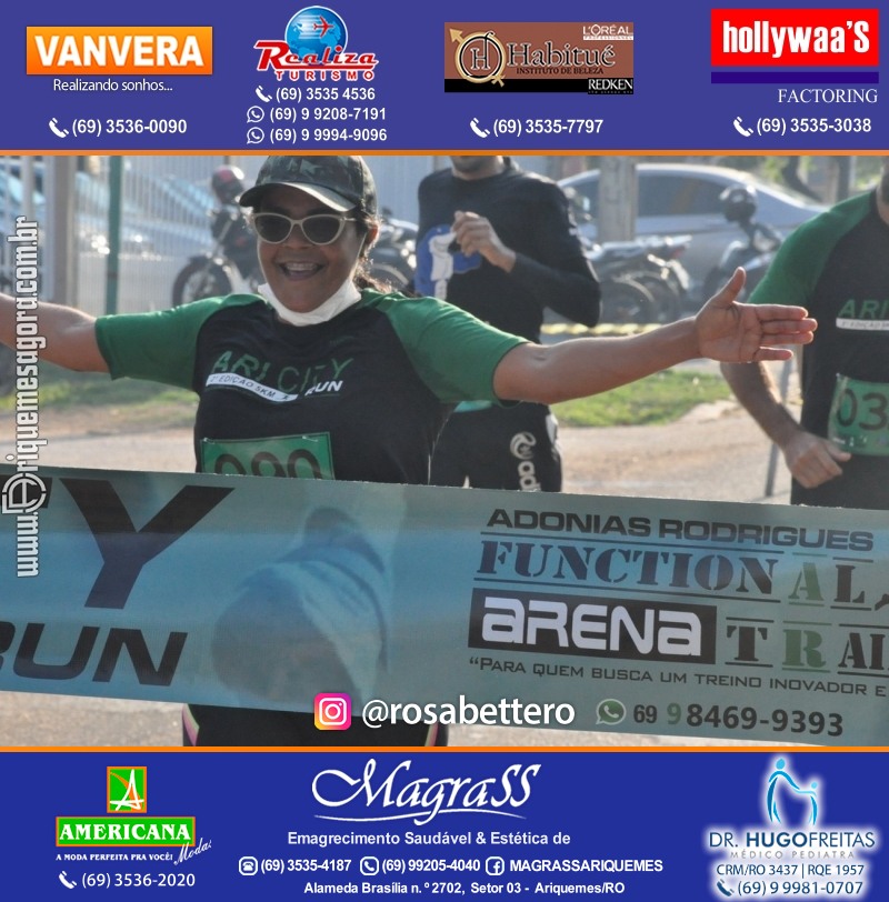 2°Edição da CORRIDA DE RUA ARI CITY RUN em Ariquemes