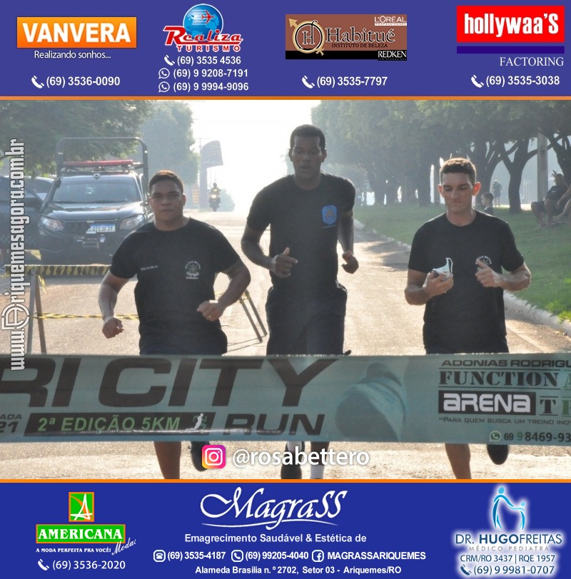 2°Edição da CORRIDA DE RUA ARI CITY RUN em Ariquemes