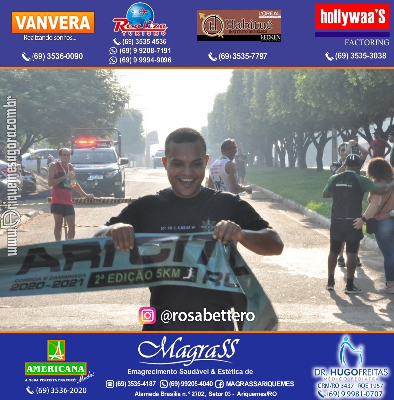 2°Edição da CORRIDA DE RUA ARI CITY RUN em Ariquemes