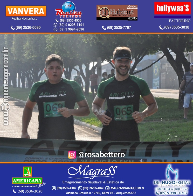2°Edição da CORRIDA DE RUA ARI CITY RUN em Ariquemes