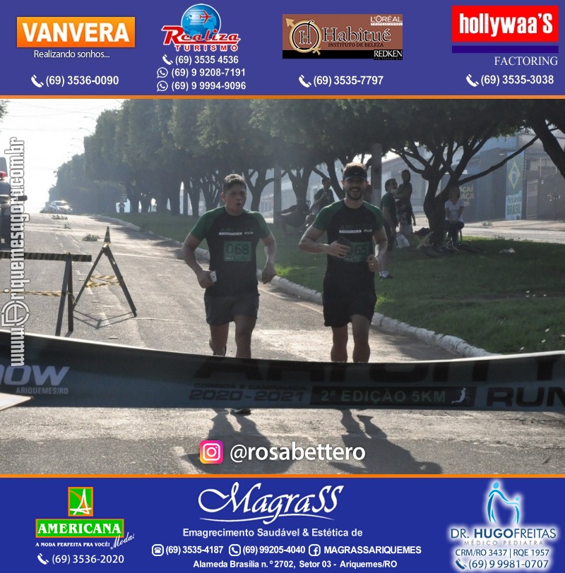 2°Edição da CORRIDA DE RUA ARI CITY RUN em Ariquemes