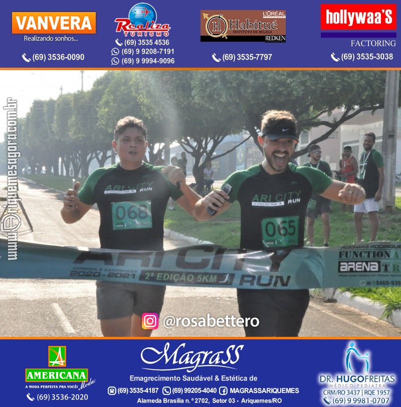 2°Edição da CORRIDA DE RUA ARI CITY RUN em Ariquemes