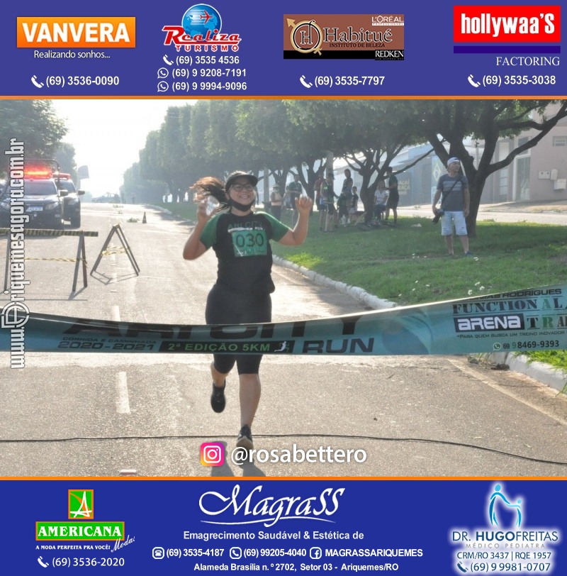 2°Edição da CORRIDA DE RUA ARI CITY RUN em Ariquemes