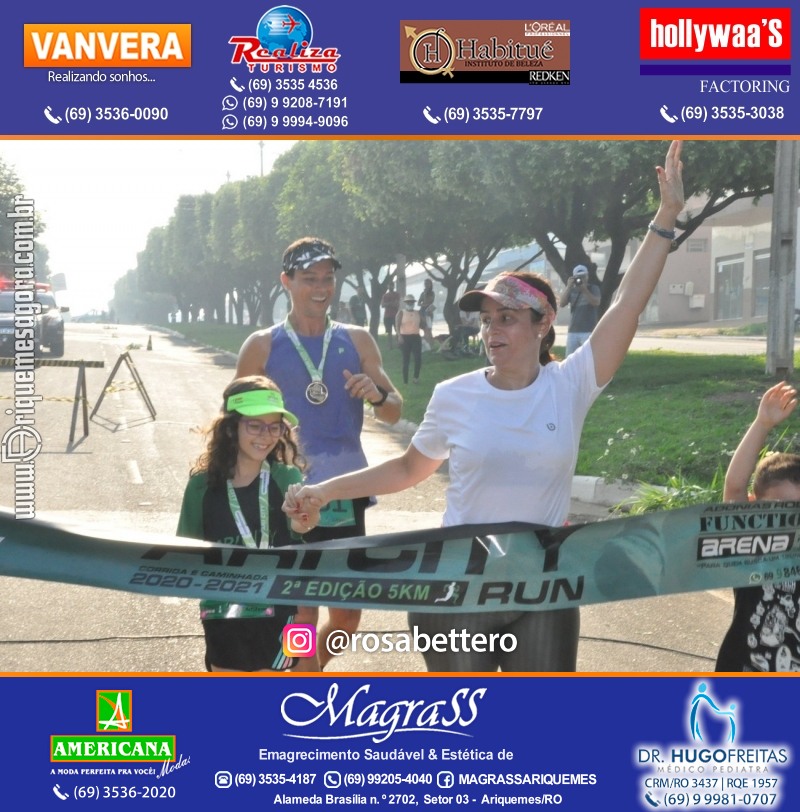 2°Edição da CORRIDA DE RUA ARI CITY RUN em Ariquemes