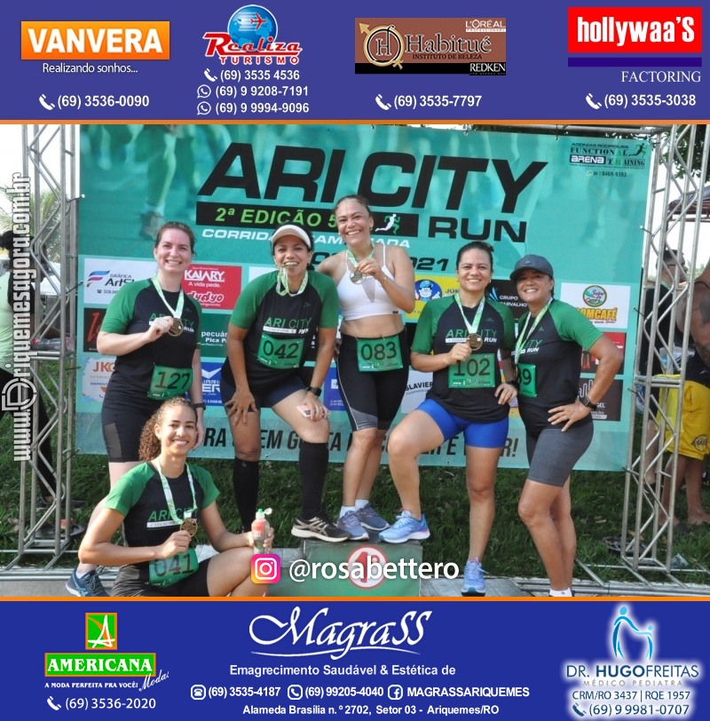 2°Edição da CORRIDA DE RUA ARI CITY RUN em Ariquemes