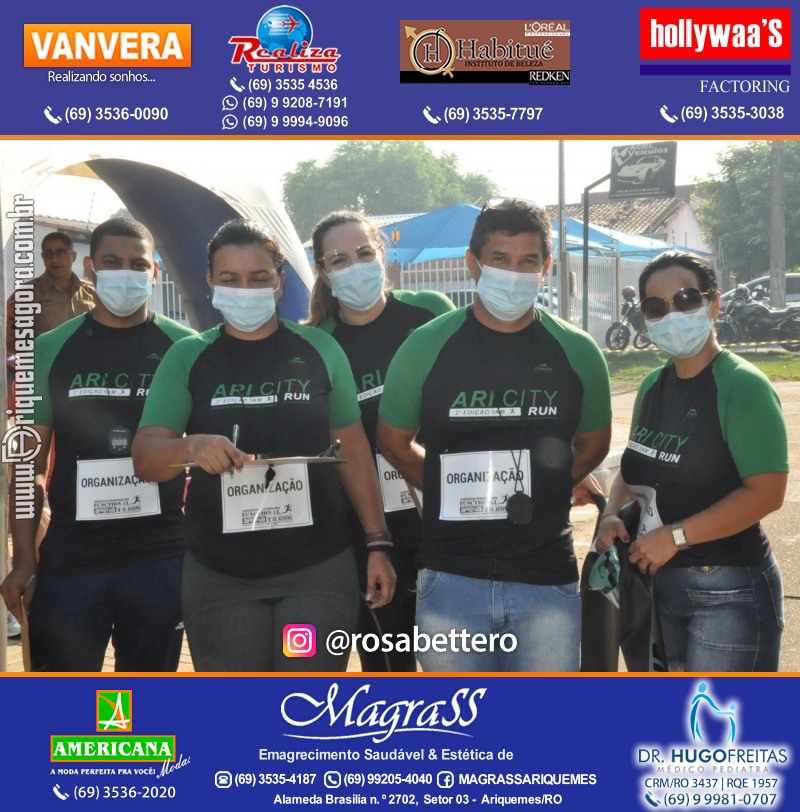 2°Edição da CORRIDA DE RUA ARI CITY RUN em Ariquemes