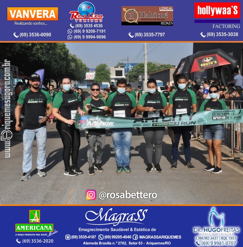 2°Edição da CORRIDA DE RUA ARI CITY RUN em Ariquemes