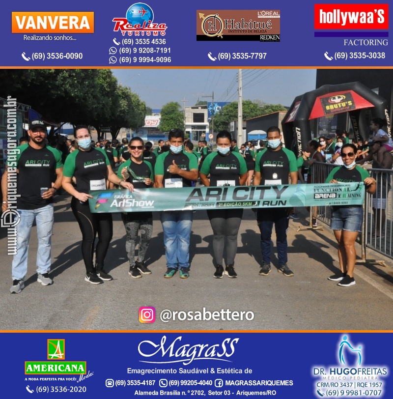 2°Edição da CORRIDA DE RUA ARI CITY RUN em Ariquemes