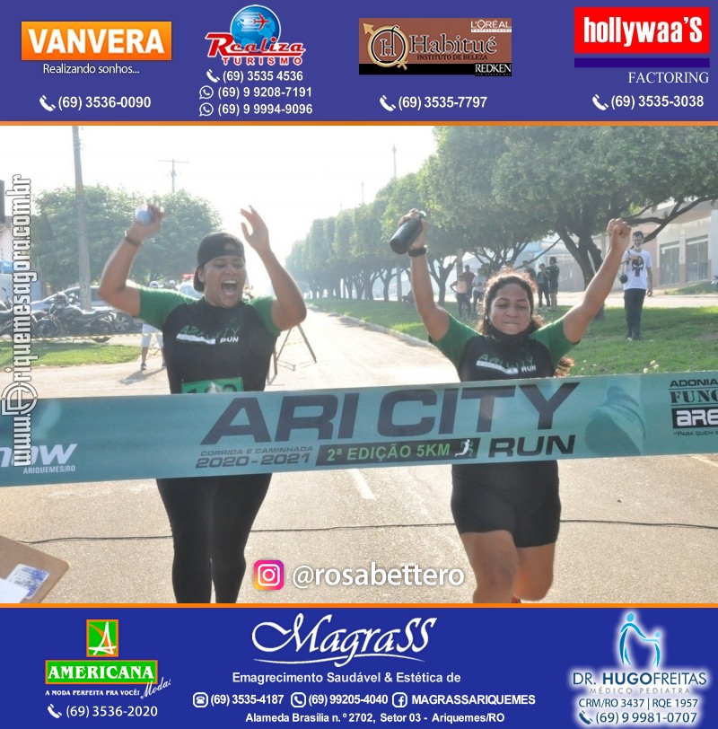 2°Edição da CORRIDA DE RUA ARI CITY RUN em Ariquemes