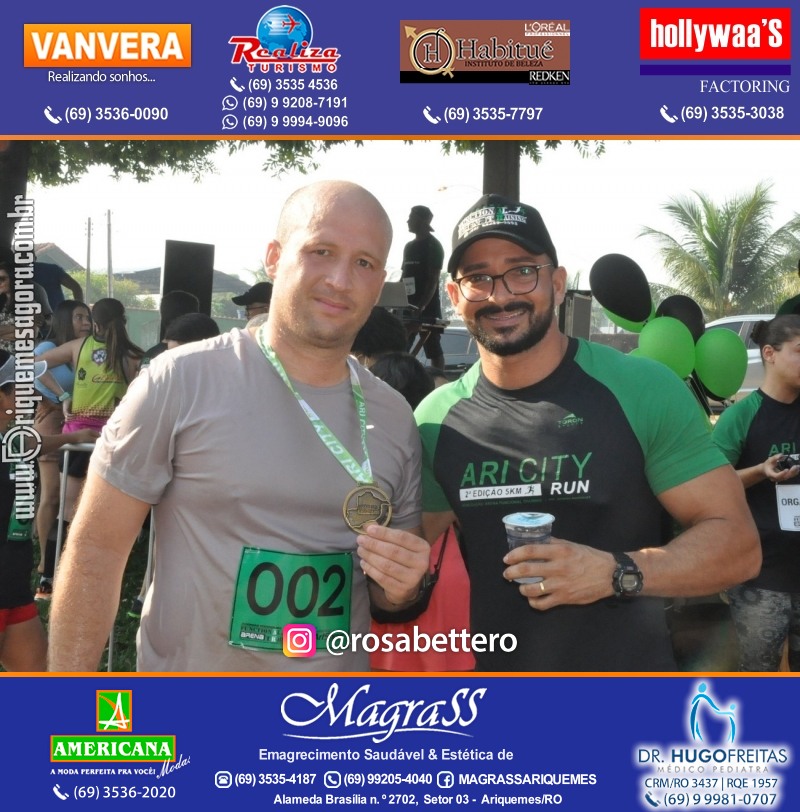2°Edição da CORRIDA DE RUA ARI CITY RUN em Ariquemes