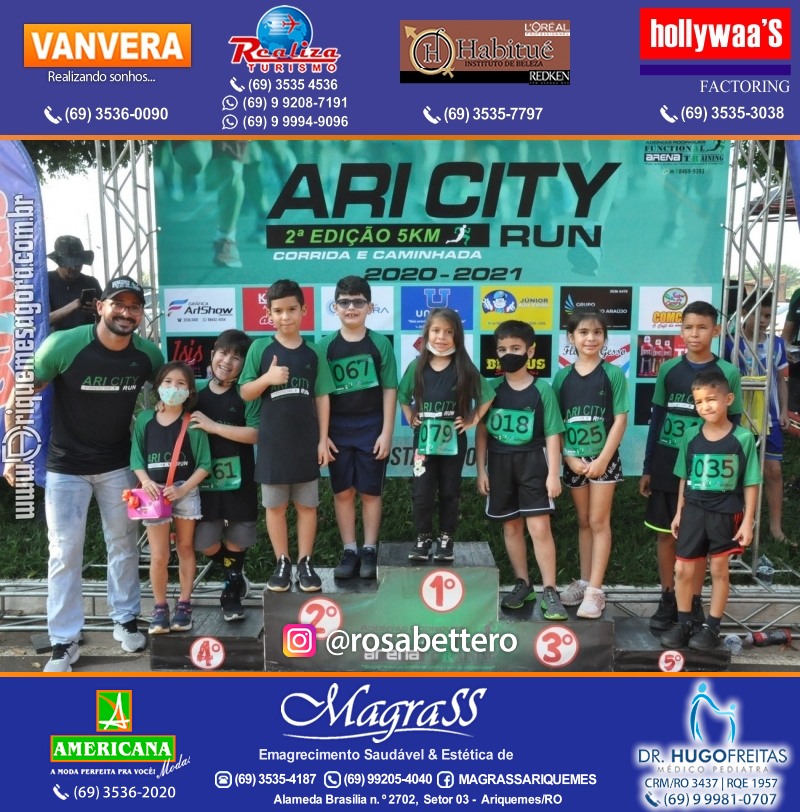 2°Edição da CORRIDA DE RUA ARI CITY RUN em Ariquemes
