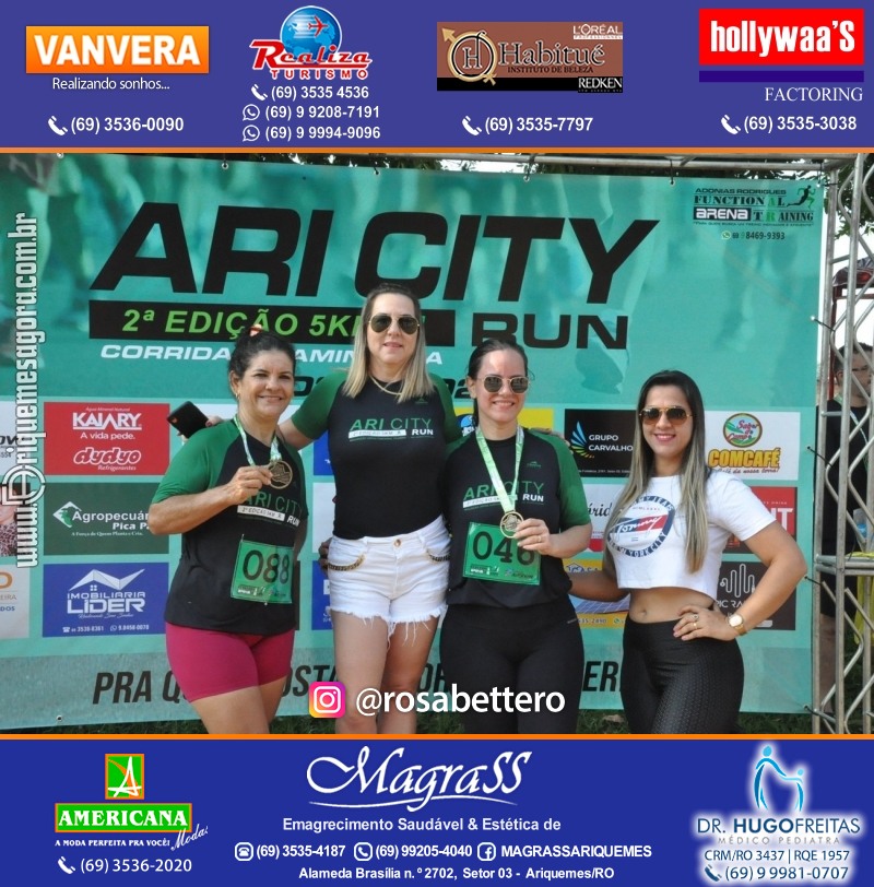2°Edição da CORRIDA DE RUA ARI CITY RUN em Ariquemes