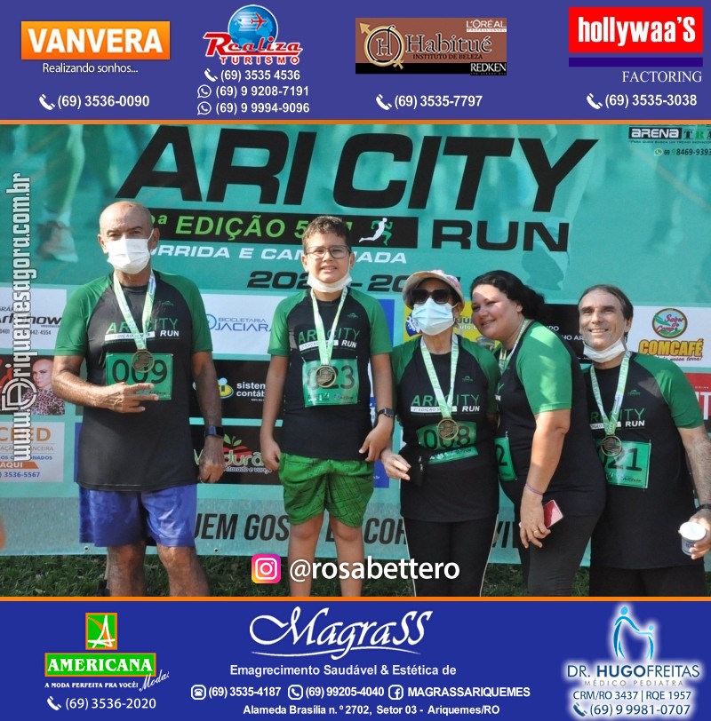2°Edição da CORRIDA DE RUA ARI CITY RUN em Ariquemes