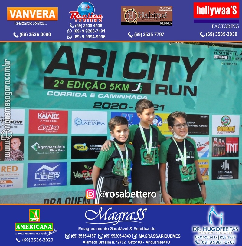 2°Edição da CORRIDA DE RUA ARI CITY RUN em Ariquemes