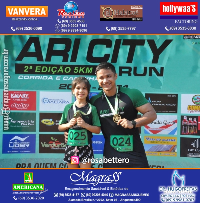 2°Edição da CORRIDA DE RUA ARI CITY RUN em Ariquemes