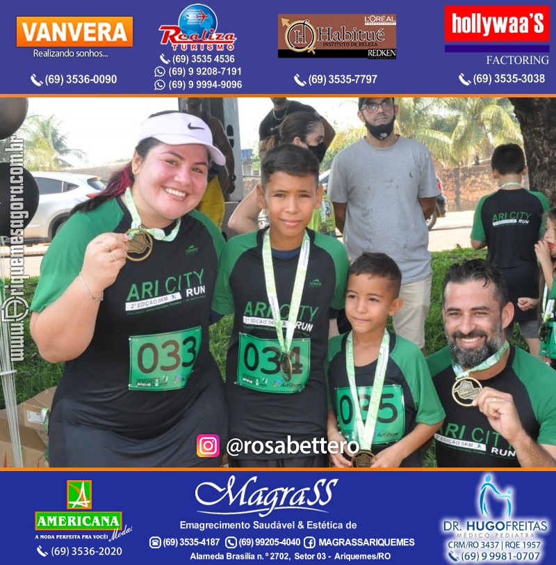 2°Edição da CORRIDA DE RUA ARI CITY RUN em Ariquemes