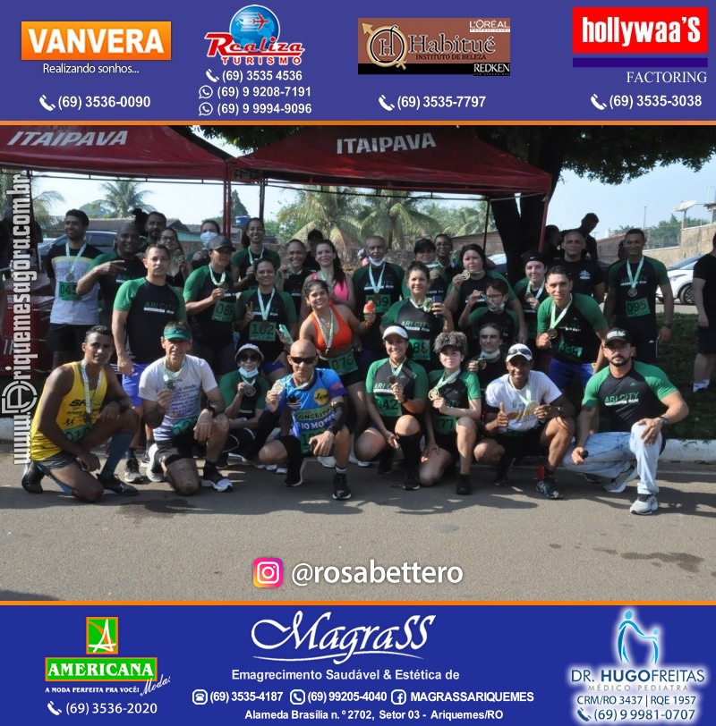 2°Edição da CORRIDA DE RUA ARI CITY RUN em Ariquemes