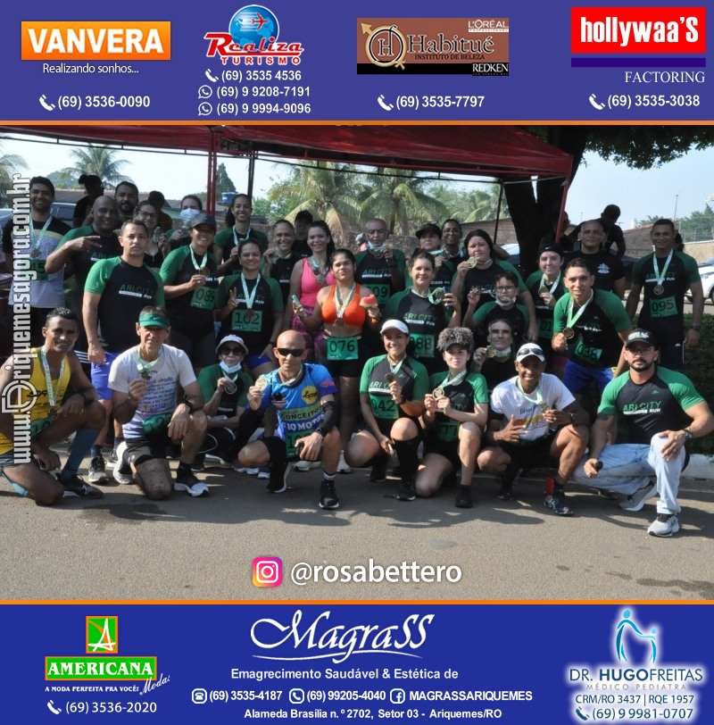 2°Edição da CORRIDA DE RUA ARI CITY RUN em Ariquemes