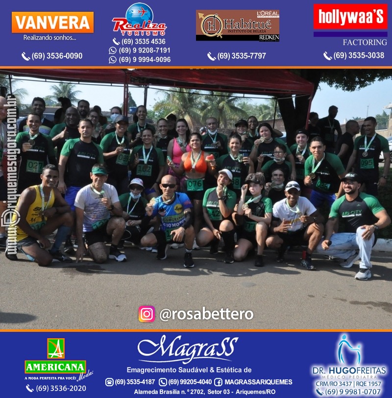2°Edição da CORRIDA DE RUA ARI CITY RUN em Ariquemes
