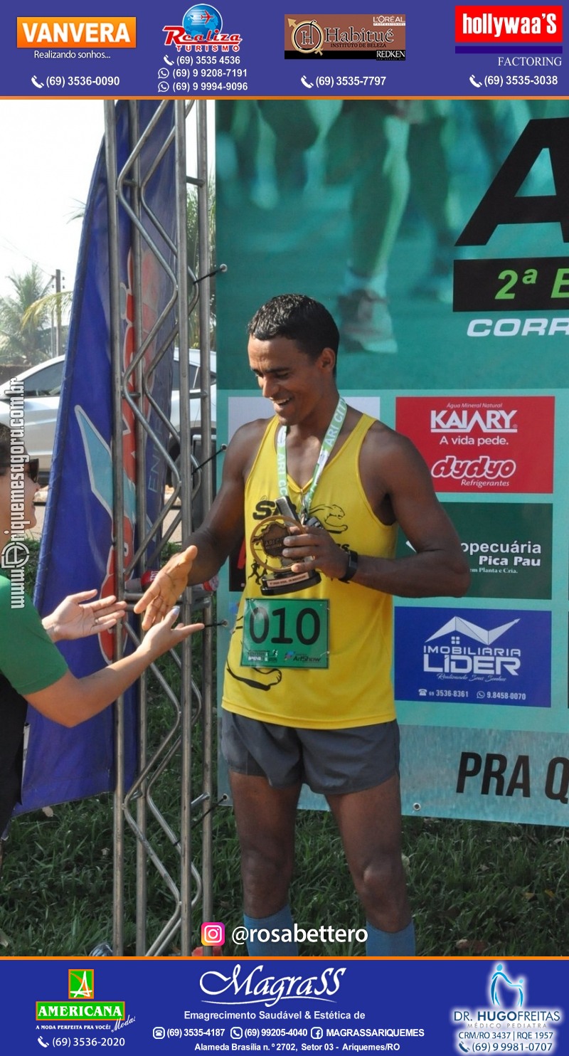 2°Edição da CORRIDA DE RUA ARI CITY RUN em Ariquemes
