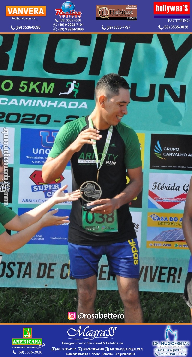 2°Edição da CORRIDA DE RUA ARI CITY RUN em Ariquemes