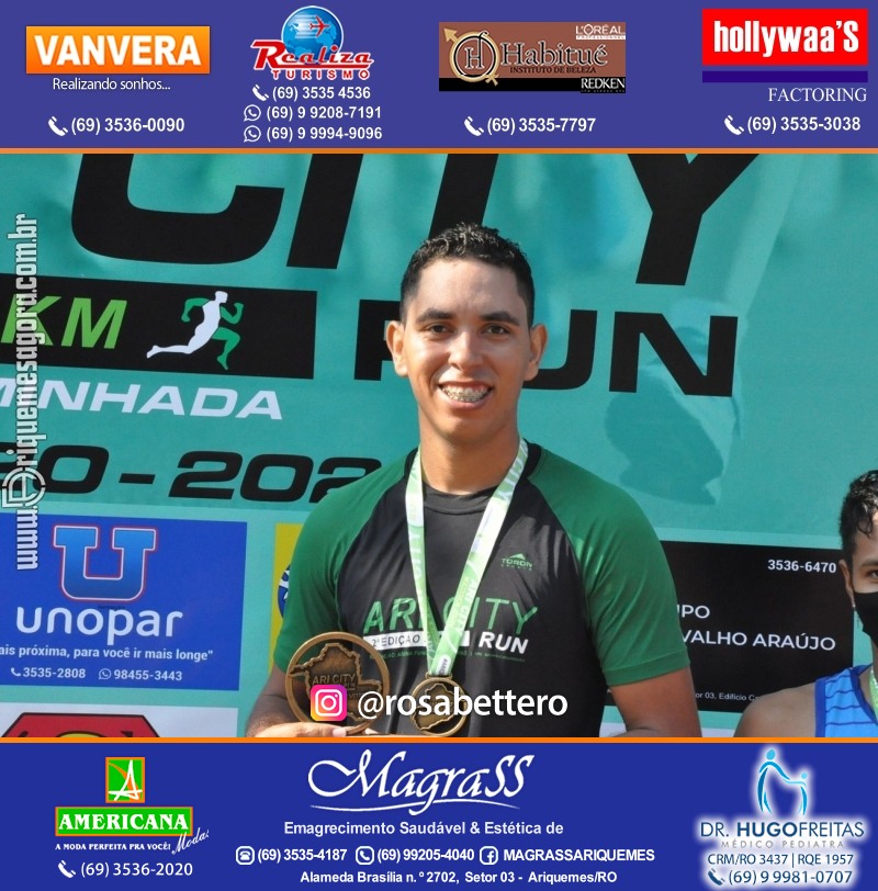 2°Edição da CORRIDA DE RUA ARI CITY RUN em Ariquemes
