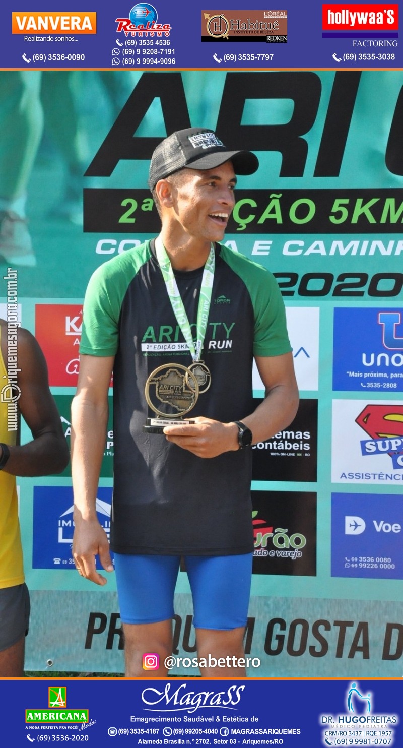 2°Edição da CORRIDA DE RUA ARI CITY RUN em Ariquemes