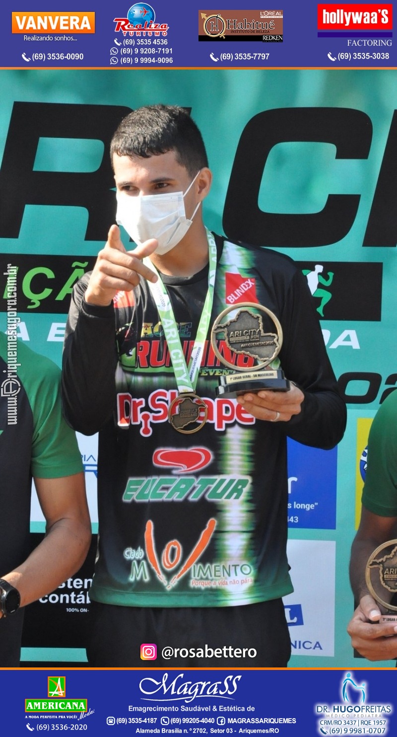 2°Edição da CORRIDA DE RUA ARI CITY RUN em Ariquemes