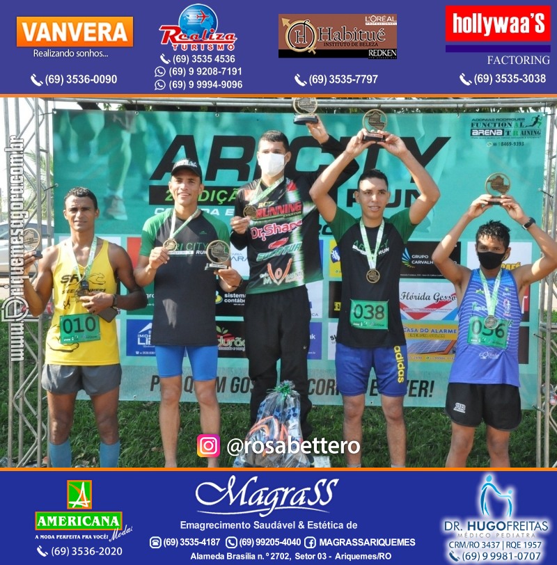 2°Edição da CORRIDA DE RUA ARI CITY RUN em Ariquemes